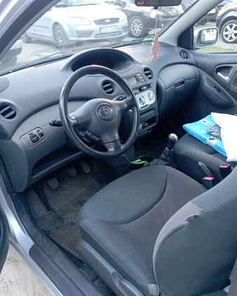 Toyota Yaris cena 6100 przebieg: 166900, rok produkcji 2003 z Choszczno małe 29